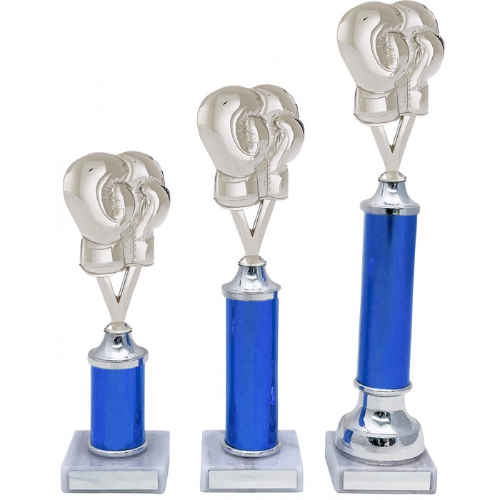 MARTIAL ARTS GLOVE METAL TROPHY  - AVAILABLE IN 3 SIZES